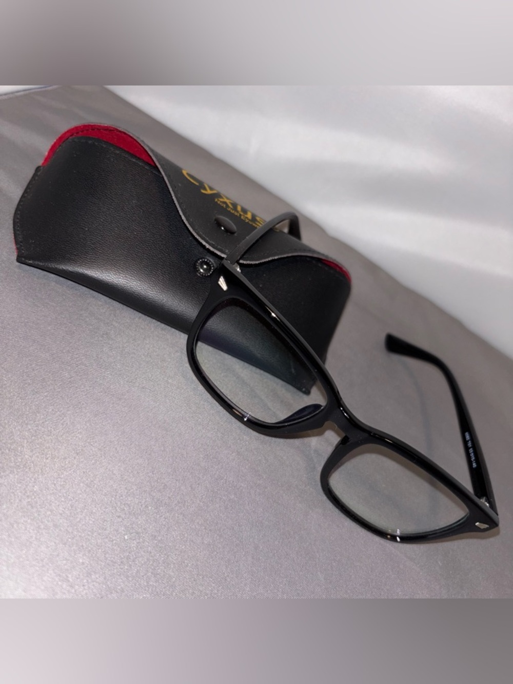 Cyxus Blue Light Glasses 8082 Reduce Eye Strain UV Blocking with case
